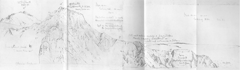 Plate V⁠—Mount F. L. Smith And The Land To The North-West⁠—E. A. Wilson; Emery Walker Ltd., Collotypers.