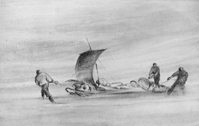 Sledging In A High Wind⁠—E. A. Wilson