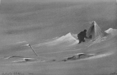 A Blizzard Camp⁠—E. A. Wilson