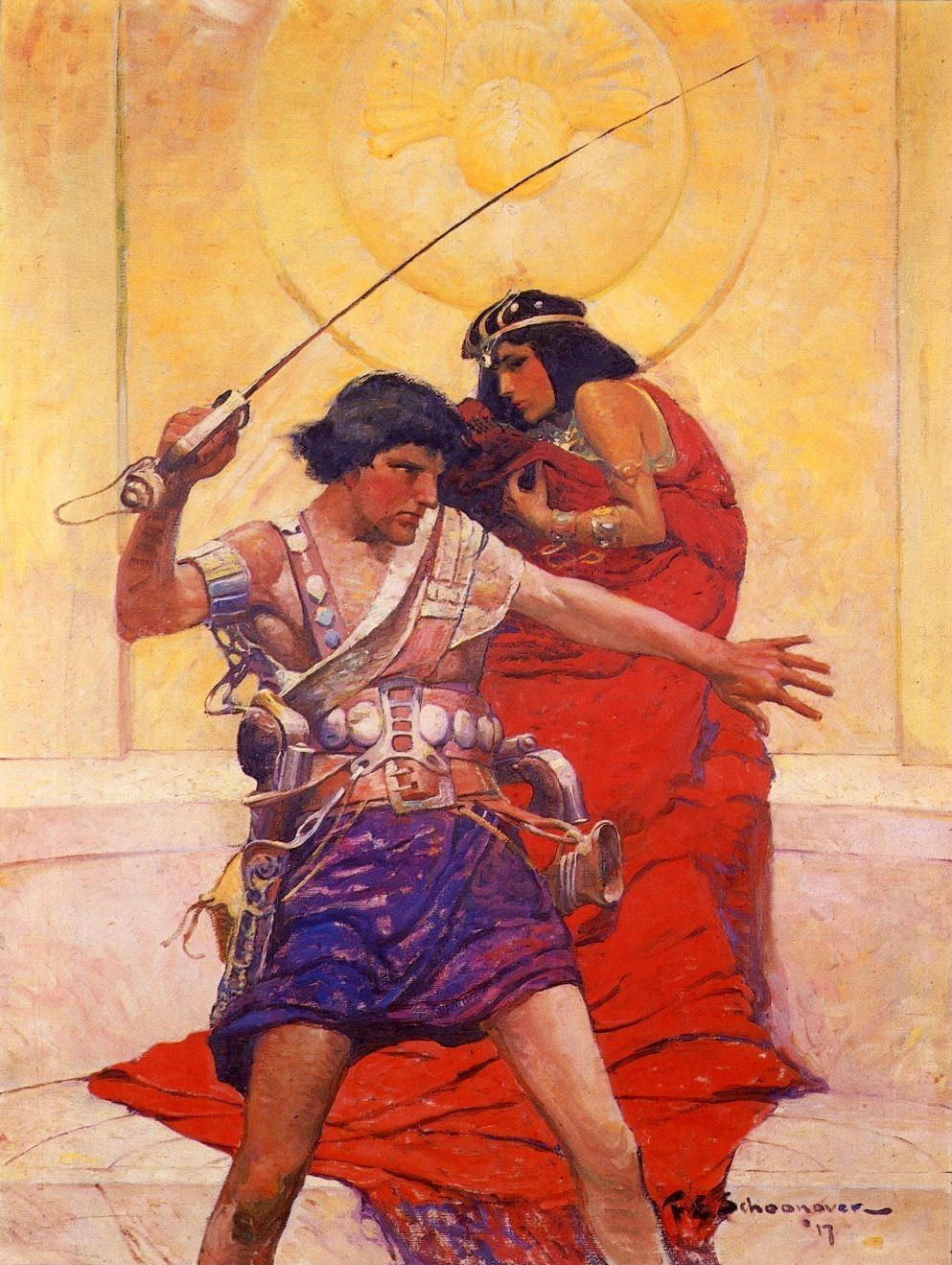 With my back against a golden throne, I fought once again for Dejah Thoris.